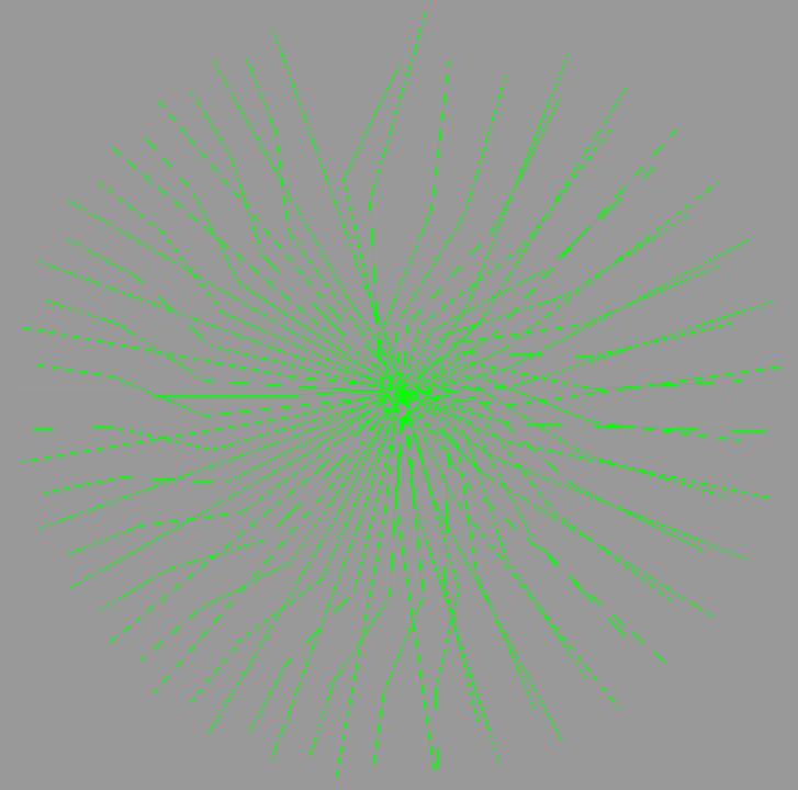 Bloque Autocad Vista de Árbol Color 24 en Planta
